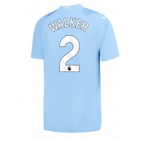 Billiga Manchester City Kyle Walker #2 Hemma fotbollskläder 2023-24 Kortärmad